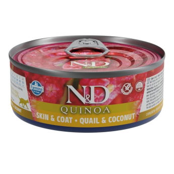 Farmina N&D Cat Quinoa, Quail & Coconut 80 g