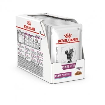 Royal Canin Veterinary Diets Cat Renal with Fish 12x85 g