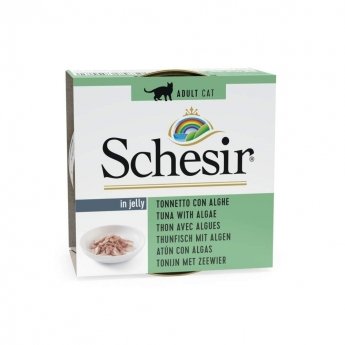 Schesir Cat Adult Tuna & Seaweed Jelly 85 g