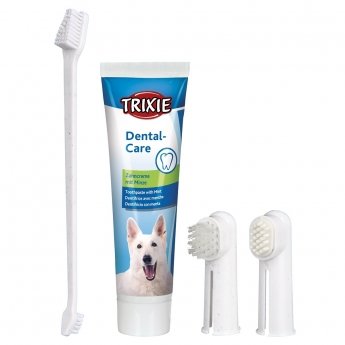 Trixie Tandvårdssett med tandkräm och tandborste