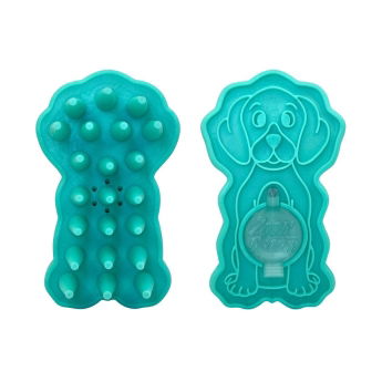 KONG ZoomGroom Bubbles Hundborste För Schamponering L
