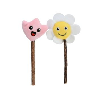Little&Bigger Blossom Pinnar med Matatabi 2-pack