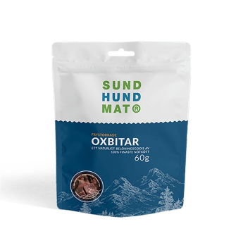 Sund Hundmat Frystorkade Oxbitar 60 g