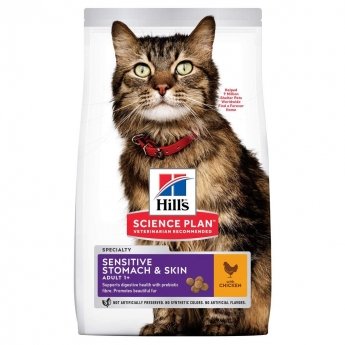Hill&#39;s Science Plan Cat Adult Sensitive Stomach & Skin Chicken