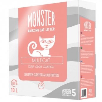 Monster Kattsand Multicat 10 liter