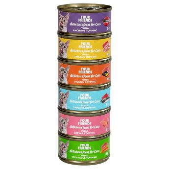 FourFriends Cat Mix Våtfoder 6-pack
