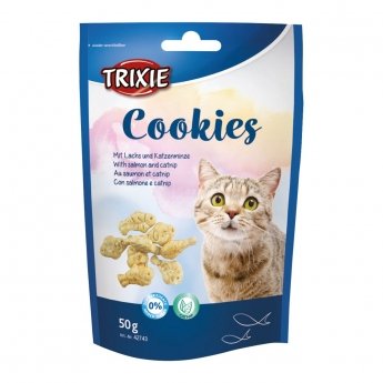 Trixie Cookies Lax & Kattmynta 50 g