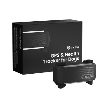 Tractive GPS & Health Tracker för Hundar Svart