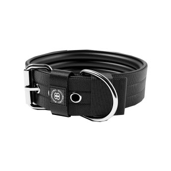 BullyBillows Hundhalsband med Spänne Svart 5 cm