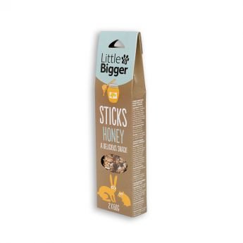 Little&Bigger Sticks Smådjur Honung 2x60 g