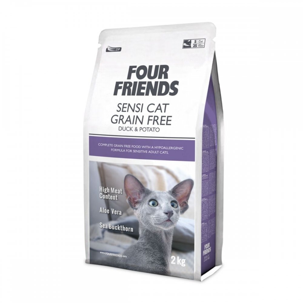 FourFriends Cat Sensi Cat Grain Free Duck & Potato (2 kg)