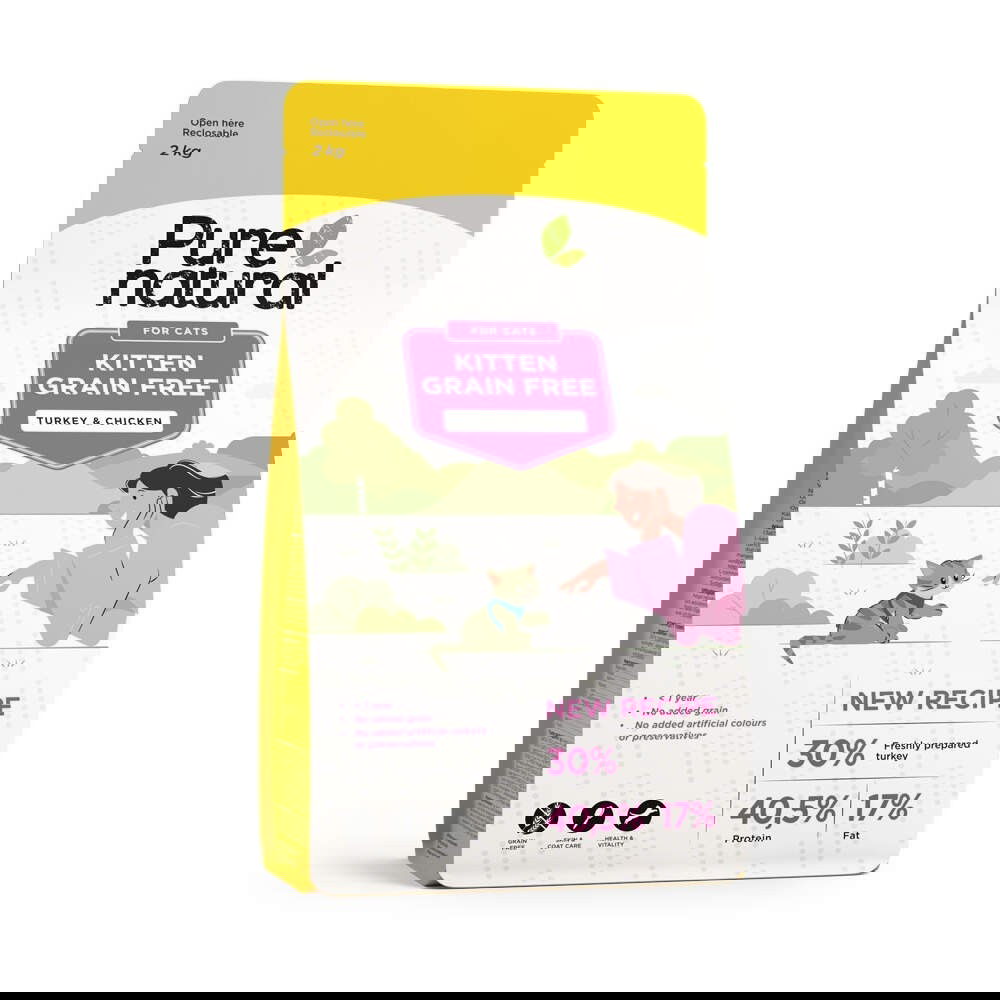 Purenatural Kitten Grain Free Turkey & Chicken (2 kg)