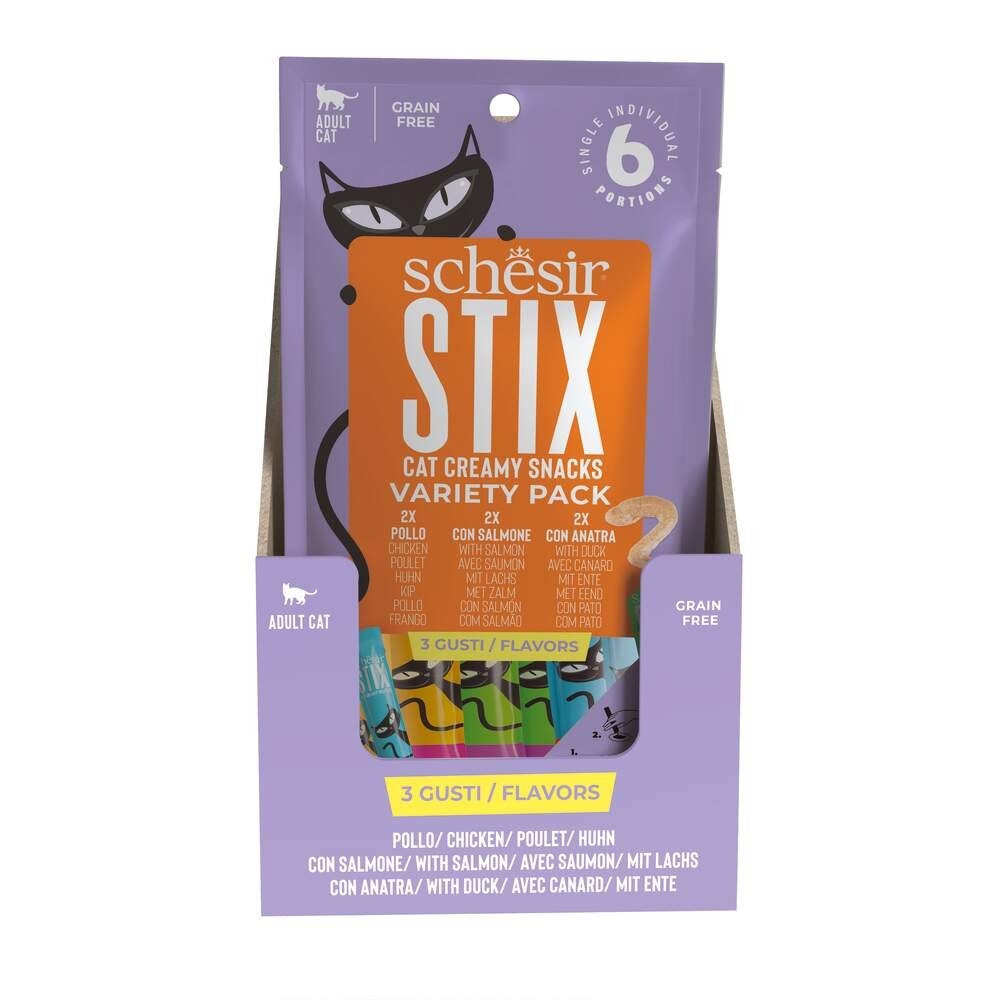 Schesir Cat Treat STIX Variety pack