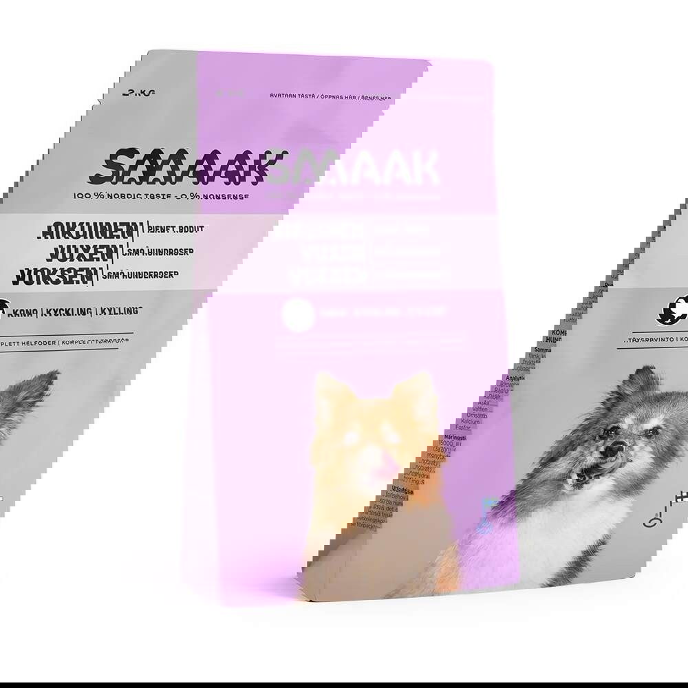 SMAAK Dog Adult Small Breed Kyckling (2 kg)