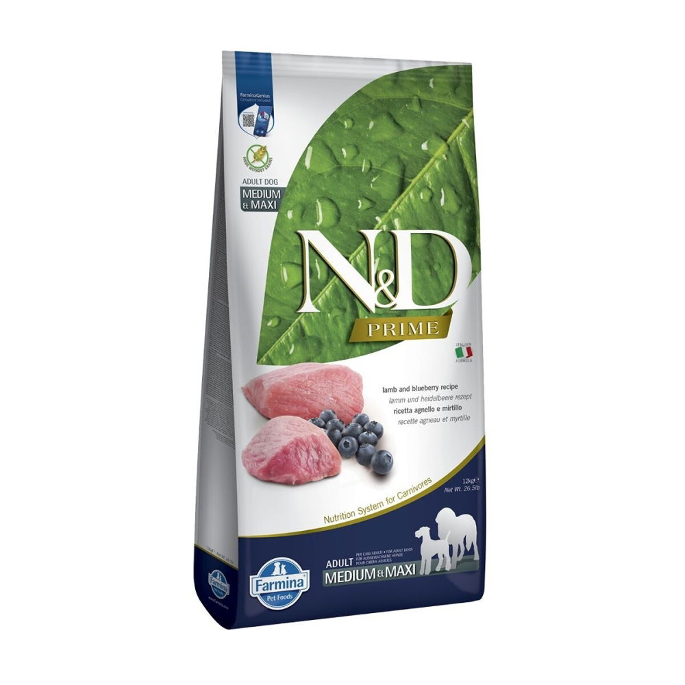 Farmina N&D Prime Dog Lamb & Blueberry M/L 12 kg