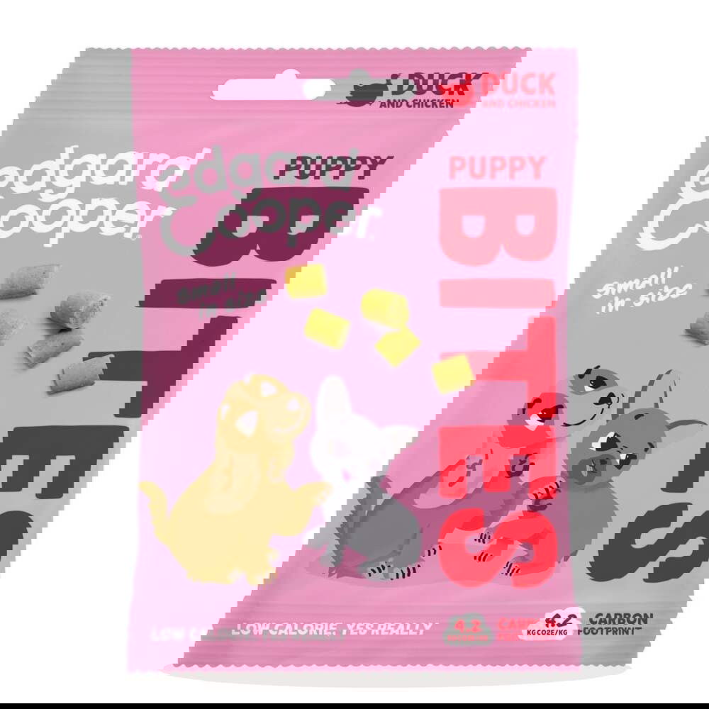 Edgard & Cooper Puppy Bites Anka & Kyckling 50 g