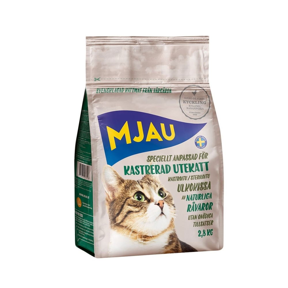 Mjau Kastrerad Utekatt (2,8 kg)