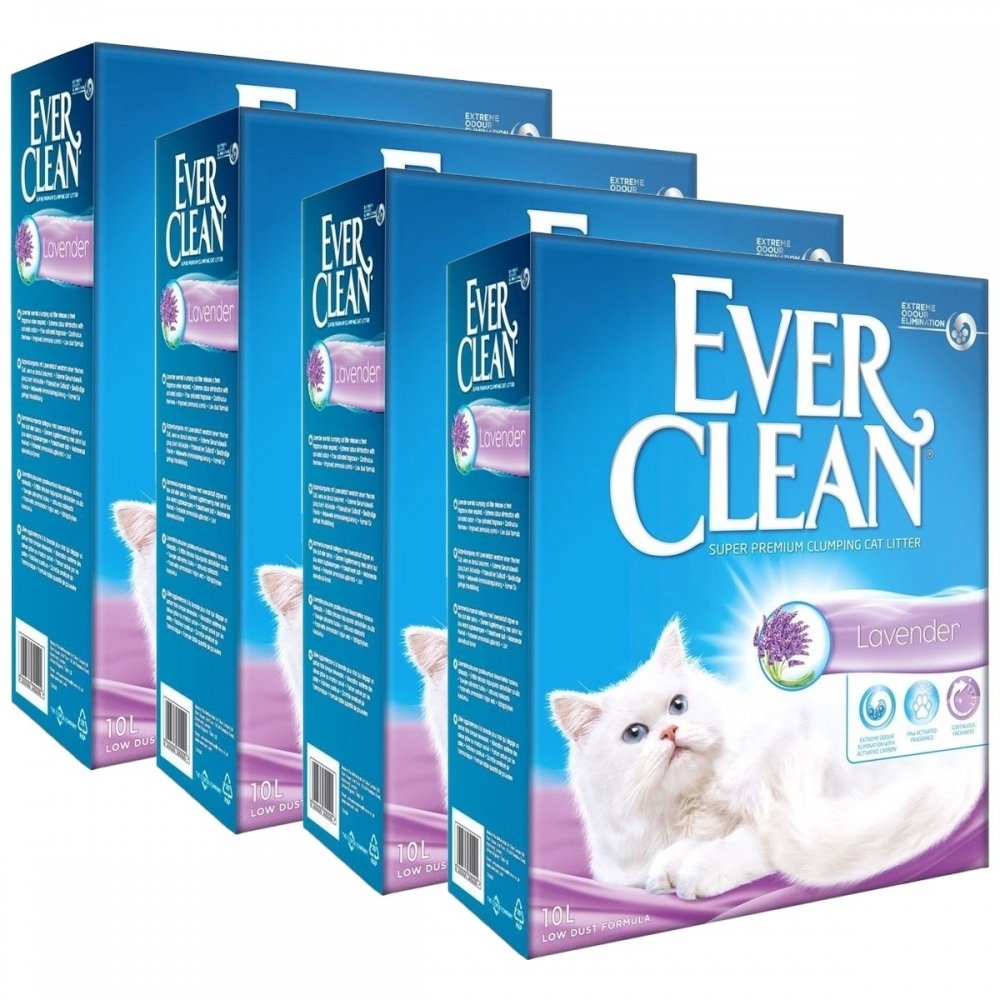 Läs mer om Ever Clean Lavender 4 x 10L
