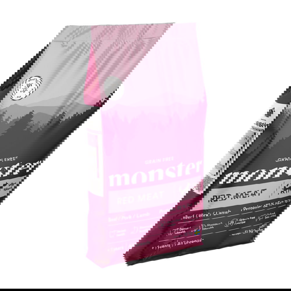 Monster Dog Grain Free Adult Red Meat (12 kg)