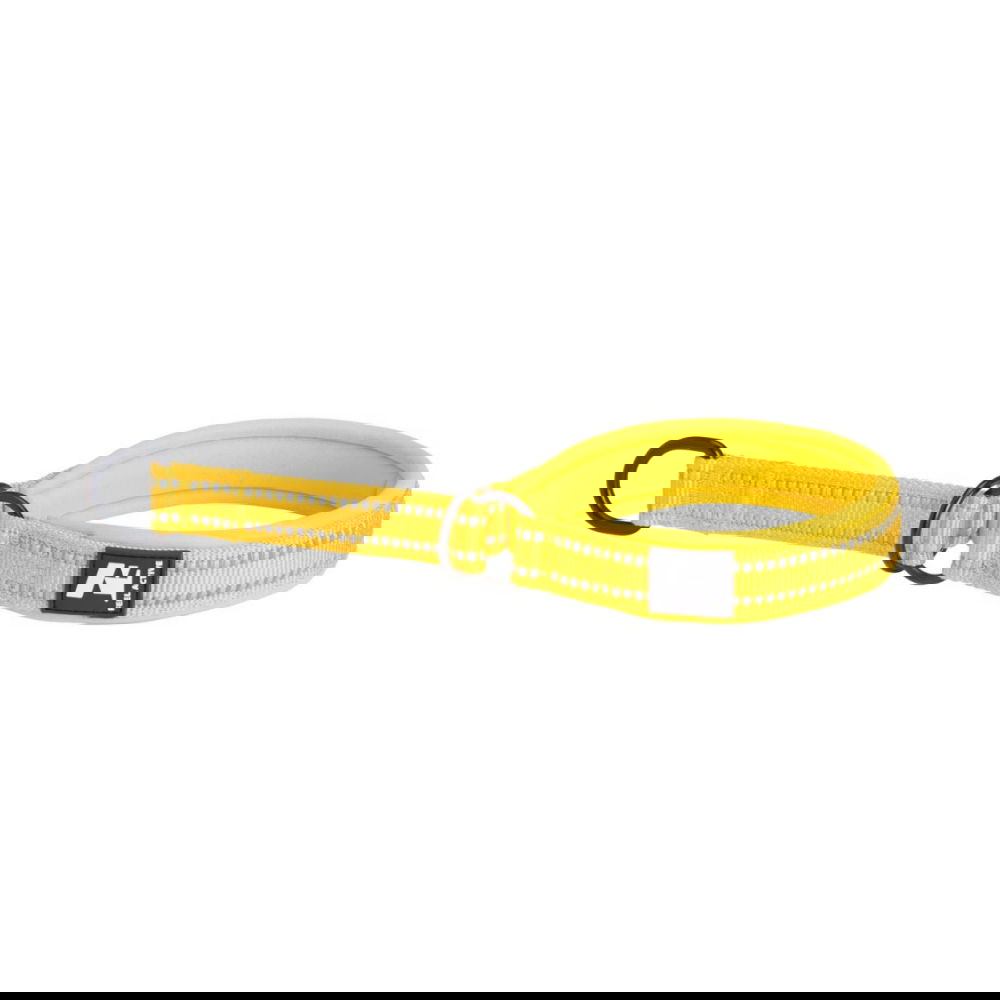Feel Active Vadderat Hundhalsband Halvstryp Gul (1,5 x 25-35cm)