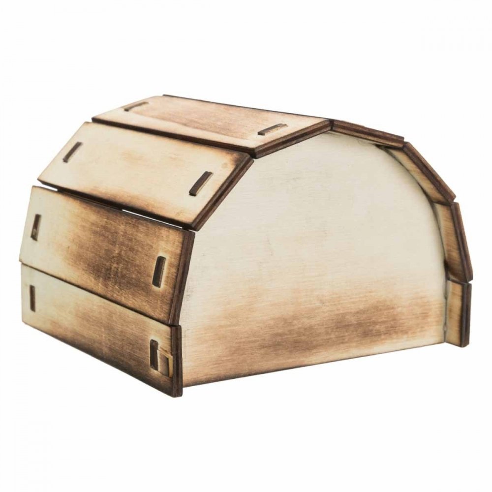 Alternativ bild 1 för Trixie Mikkel house hamsters wood/flamed 13 × 9 × 13 cm