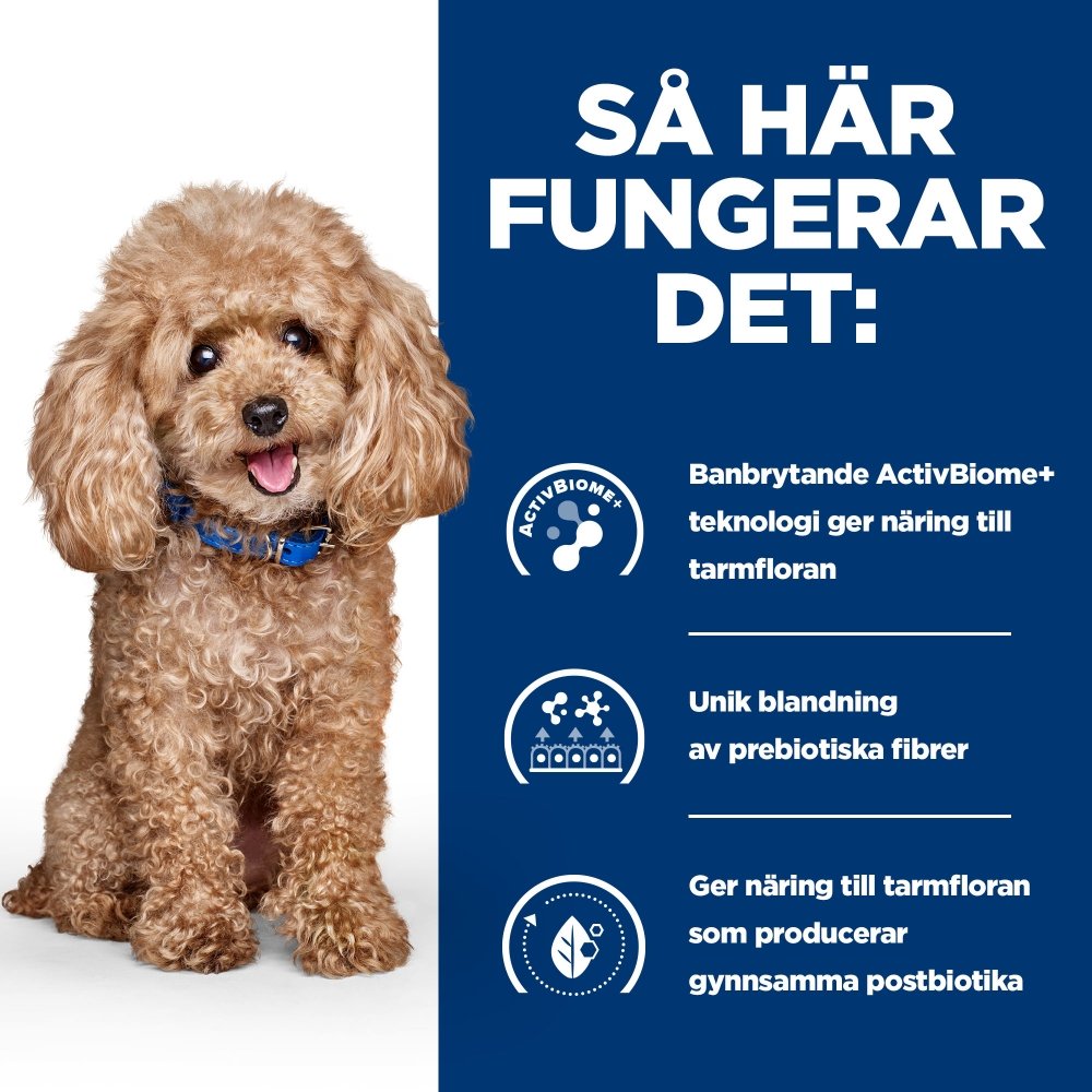 Läs mer om Hills Prescription Diet Canine Gastrointestinal Biome Mini Digestive/Fibre CareChicken (3 kg)