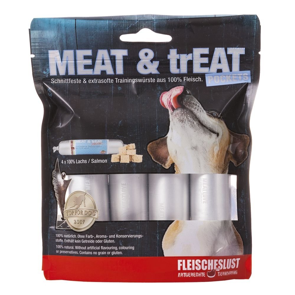 MeatLove MEAT & trEAT-Pockets Salmon 4×40 g