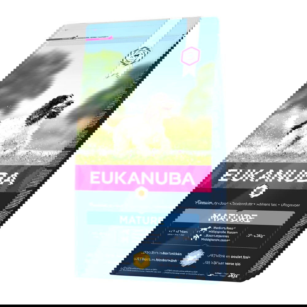 Eukanuba Dog Mature Medium Breed Chicken (3 kg)