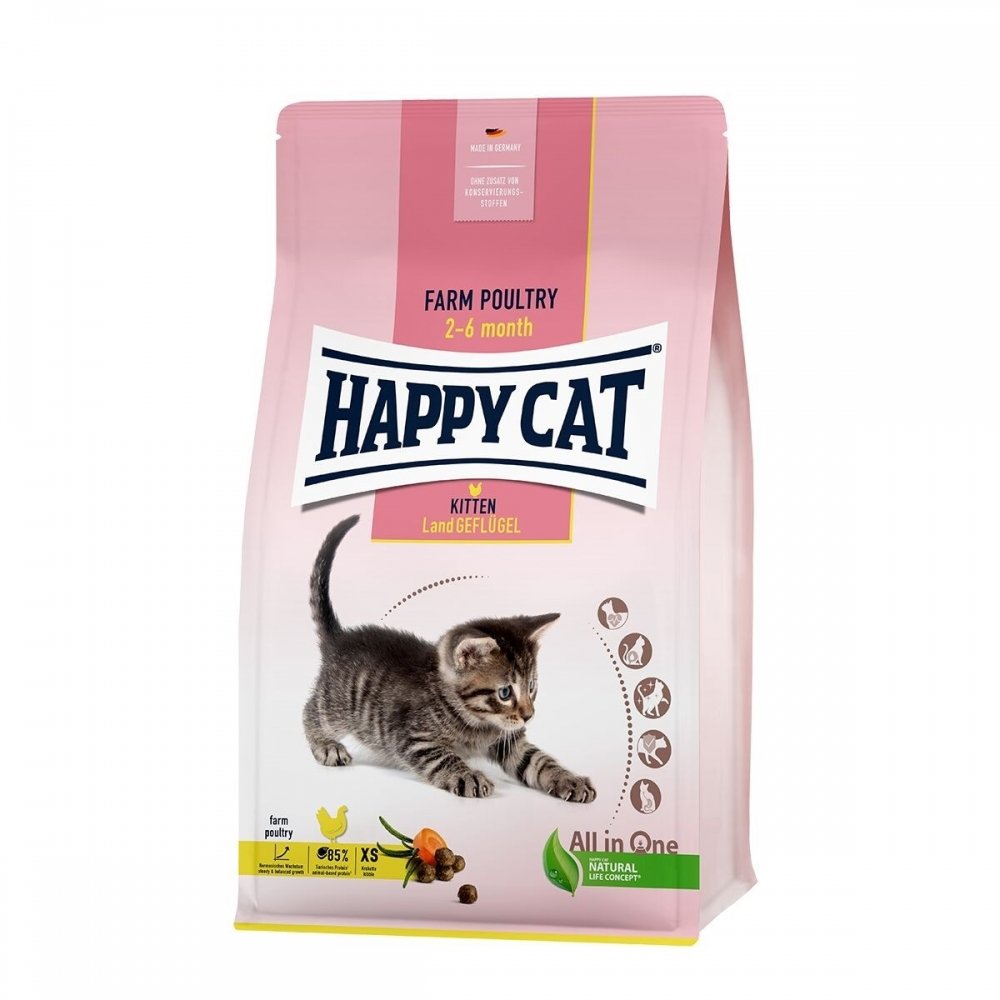Happy Cat Kitten Farm Poultry (4 kg)