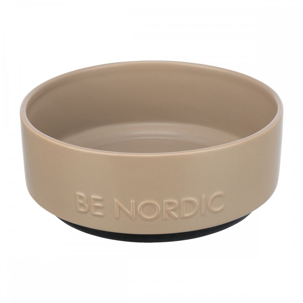 Läs mer om Trixie Be Nordic Matskål i Keramik Beige (1.2 l/ø 18 cm)