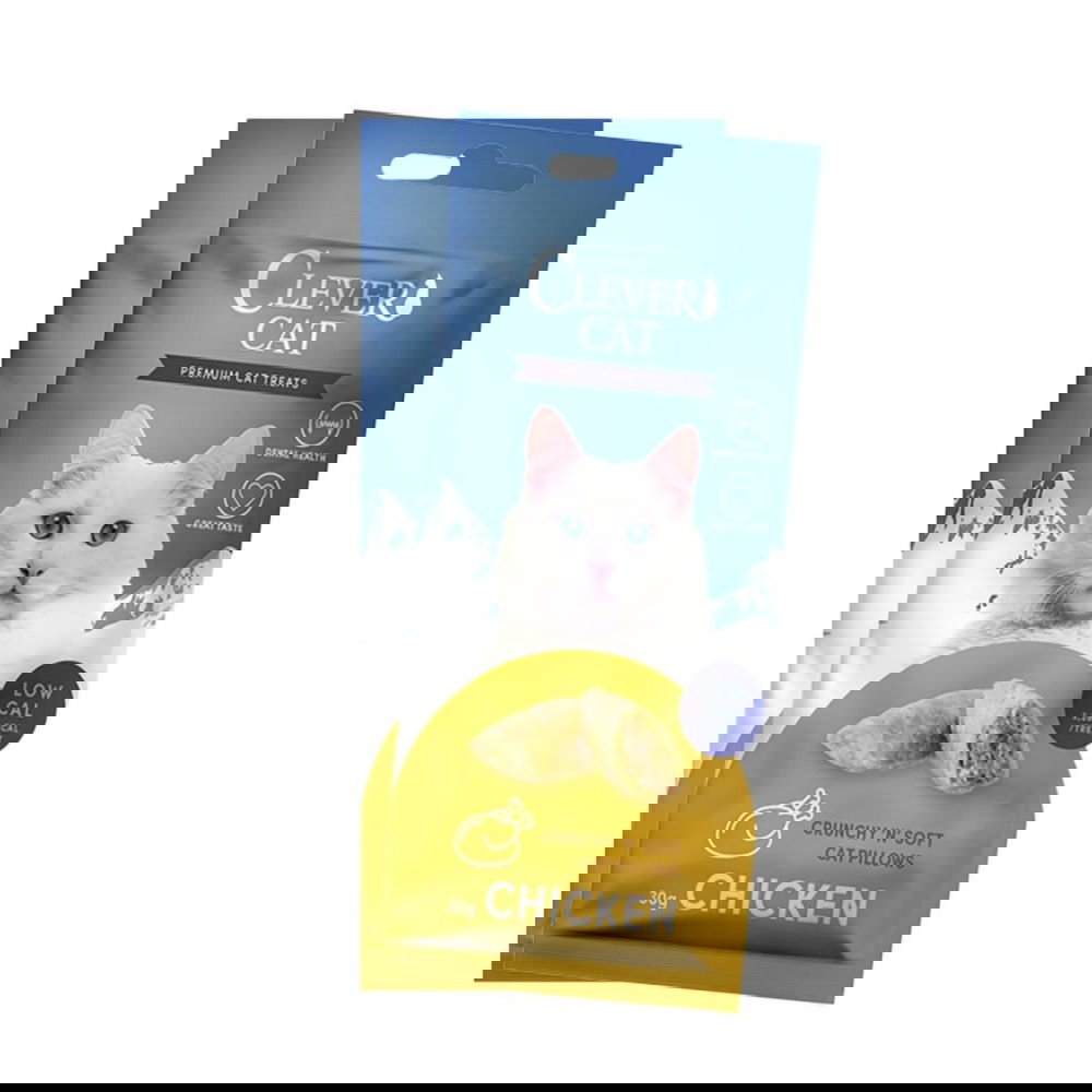 Clever Cat Pillows Kattgodis Kyckling 30 g