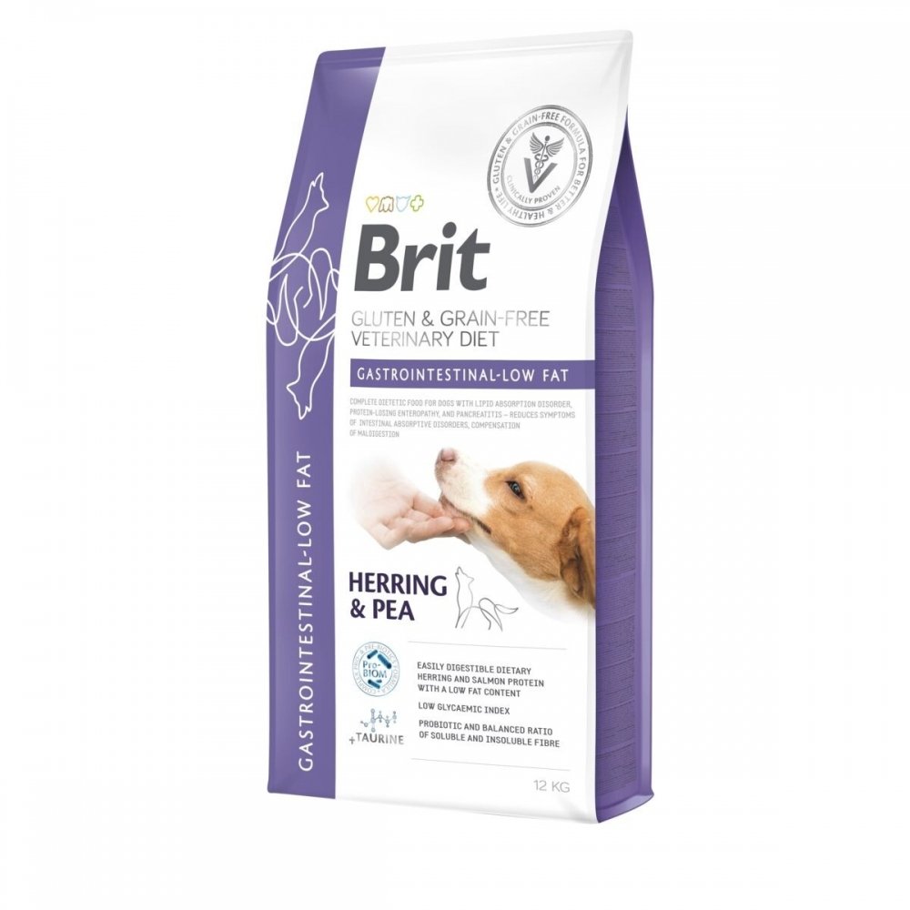 Läs mer om Brit Veterinary Diets Dog Grain Free Gastrointestinal-Low fat (12 kg)