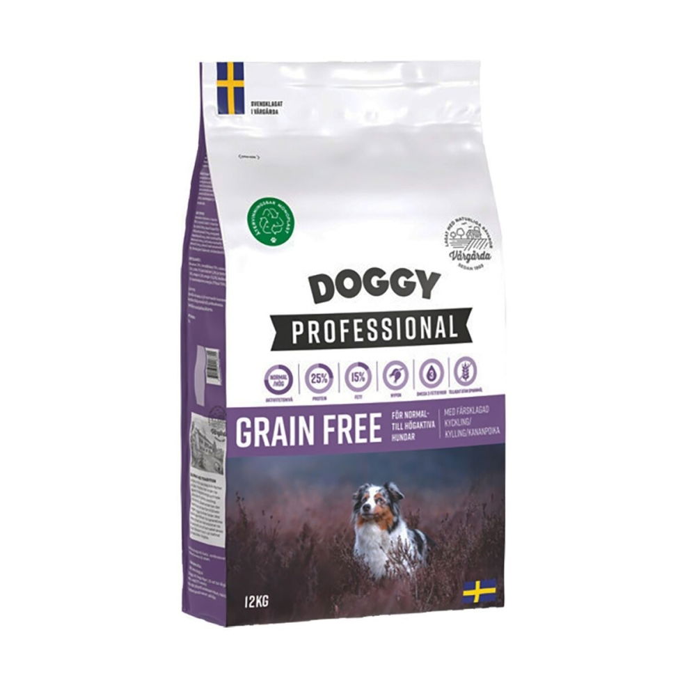 Läs mer om Doggy Professional Grain Free (12 kg)