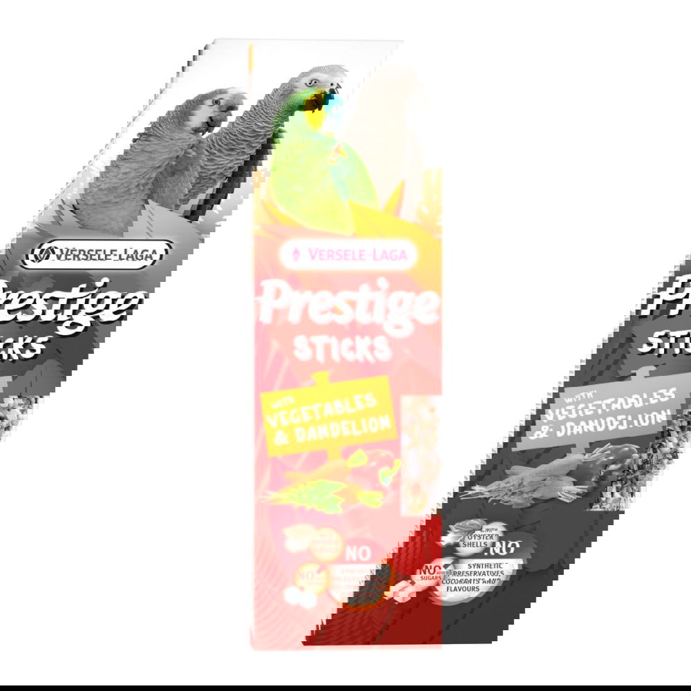 Versele-Laga Prestige Sticks Parrots Grönsaker & Maskros 140 g