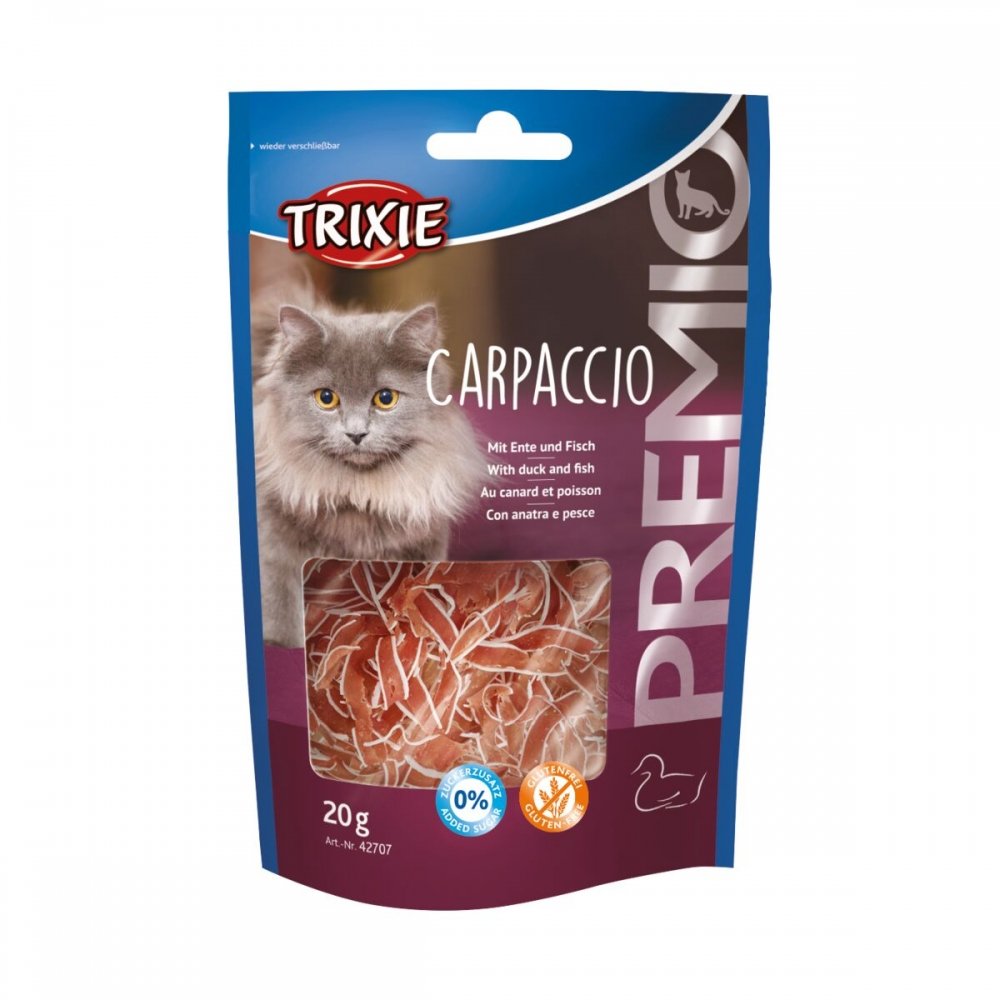 Läs mer om Trixie Premio Carpaccio med Anka & Fisk 20 g