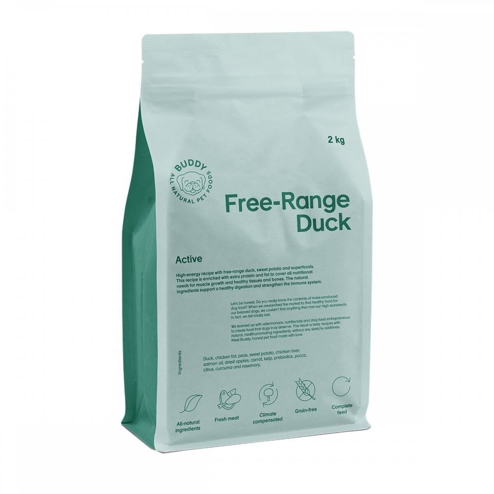Läs mer om Buddy Petfoods Free-Range Duck (2 kg)