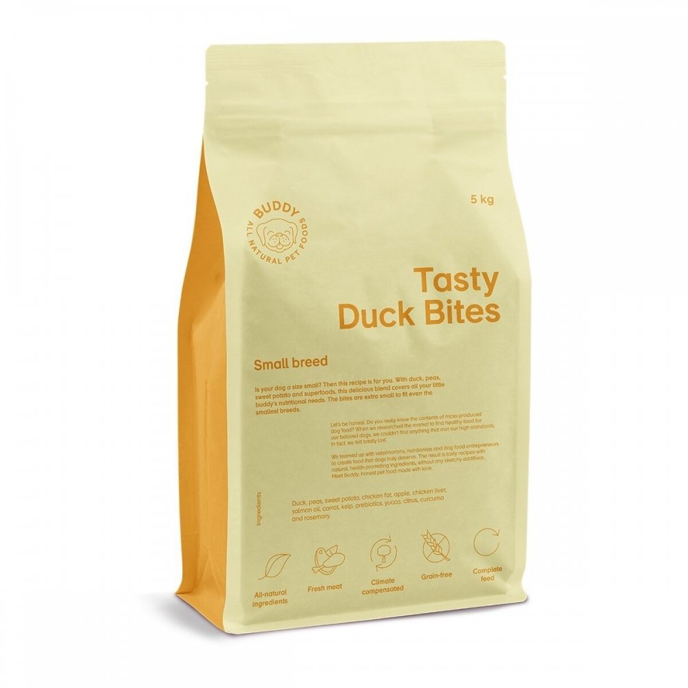Läs mer om Buddy Petfoods Tasty Duck Bites 5 kg