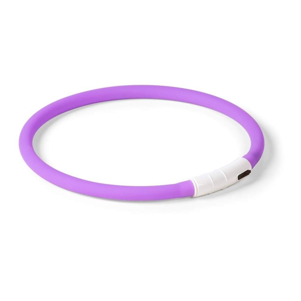 Läs mer om Little&Bigger LED-halsband 55 cm (Violett)