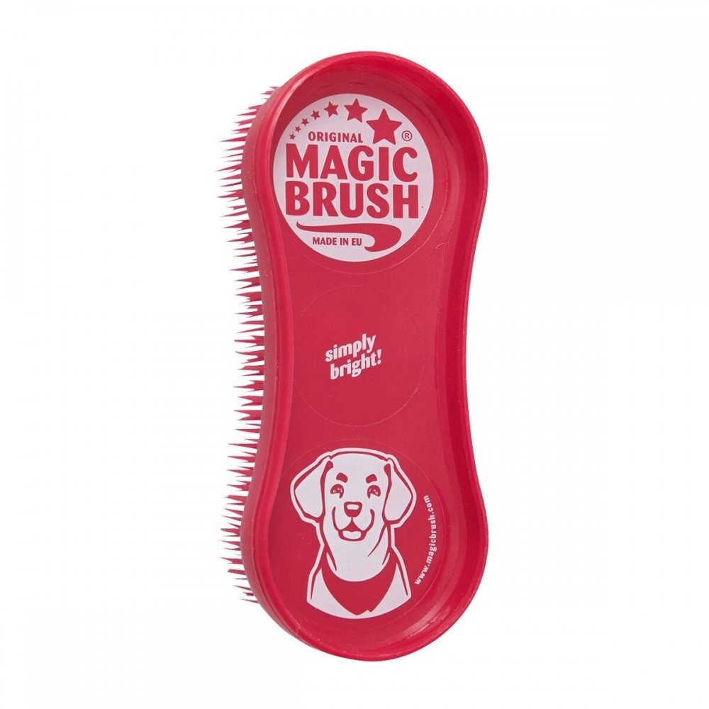 Läs mer om Magic Brush Hundborste (Röd)
