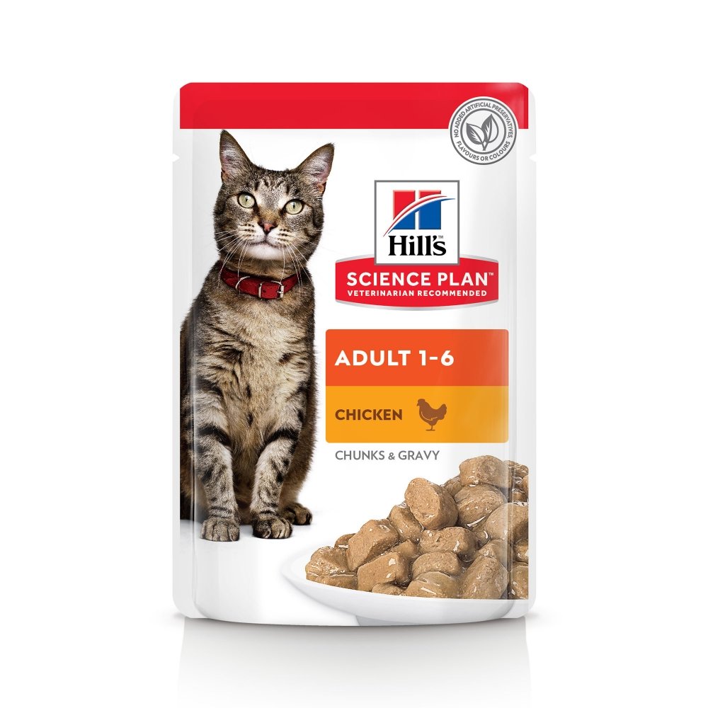 Alternativ bild 1 för Hill's Science Plan Cat Adult Chicken & Turkey 12x85 g