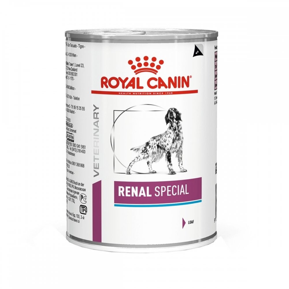 Läs mer om Royal Canin Veterinary Diets Dog Renal Special wet (12x410 g)