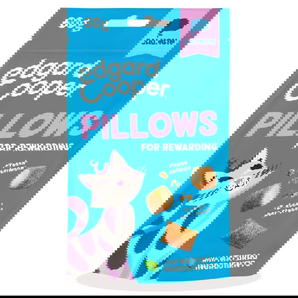 Edgard&Cooper Pillows Kattgodis Lax & Kyckling 60 g