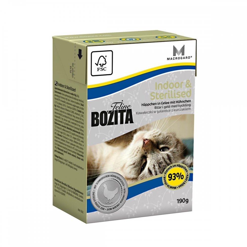 Läs mer om Bozita Indoor & Sterilised 190 g