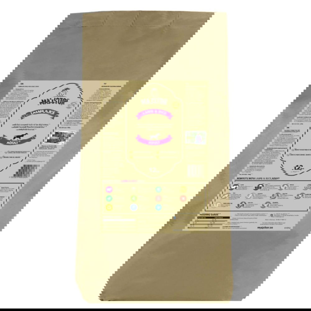 Majstor Lamm & Ris Adult Genuin (12 kg)