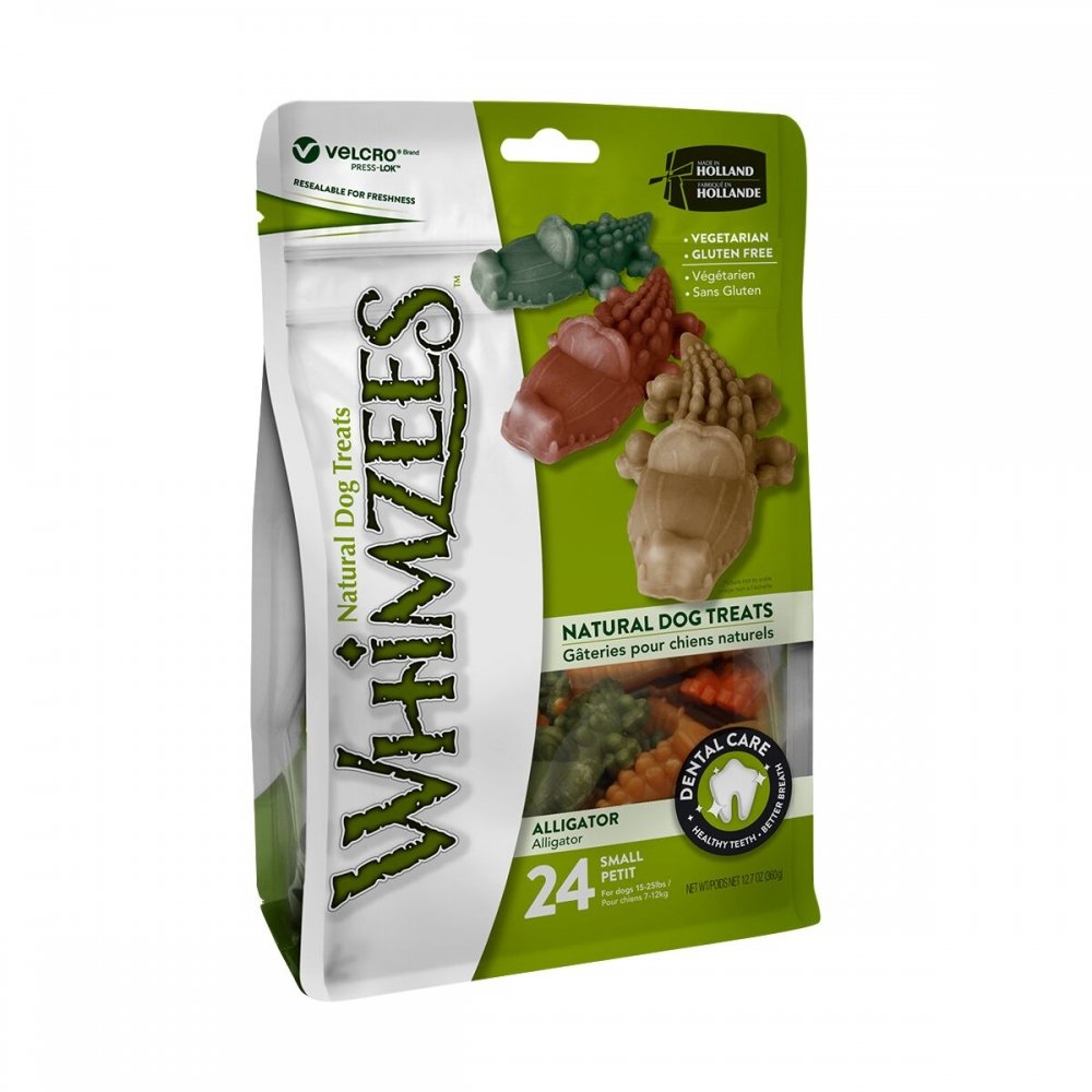 Läs mer om Whimzees Alligator Small 24-pack