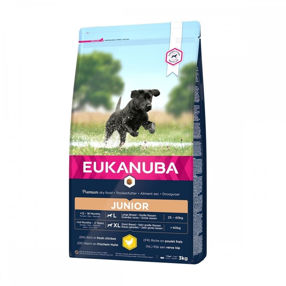 Läs mer om Eukanuba Dog Junior Large Breed (3 kg)