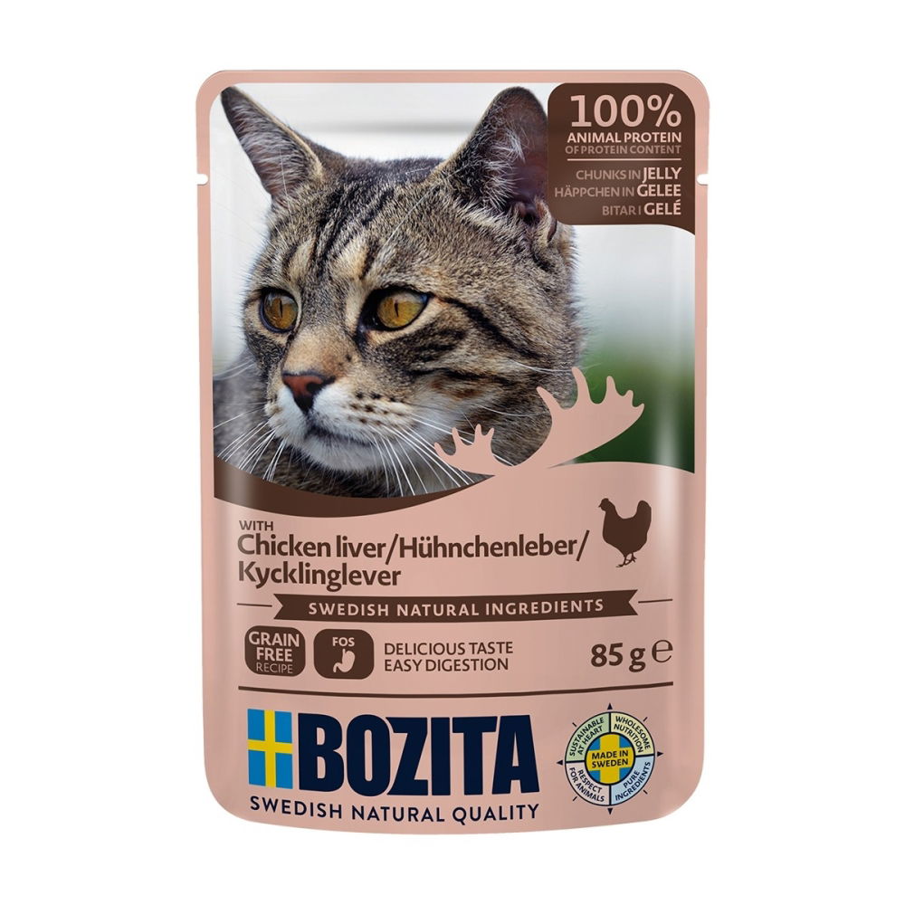 Bozita Kycklinglever i Gelé 85 g