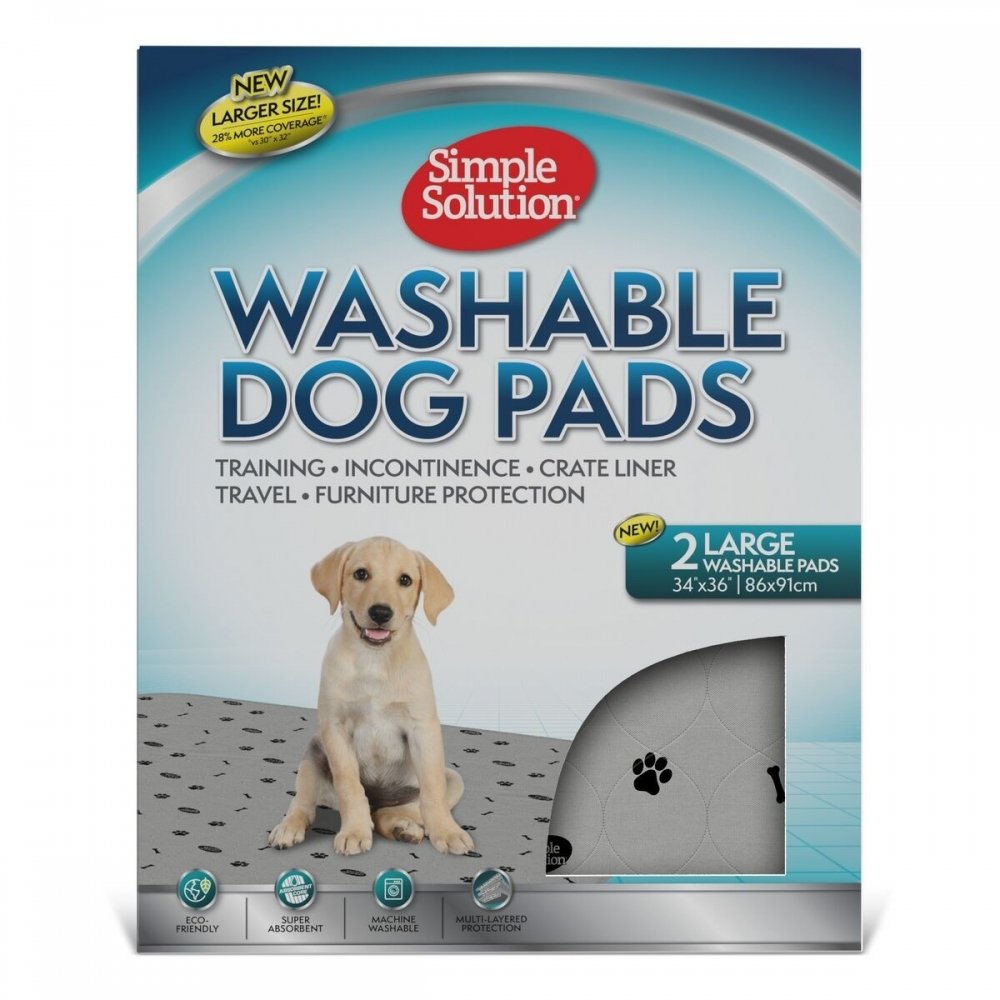 Simple Solution SimpleSolution Washable Dog Pads 2-pack