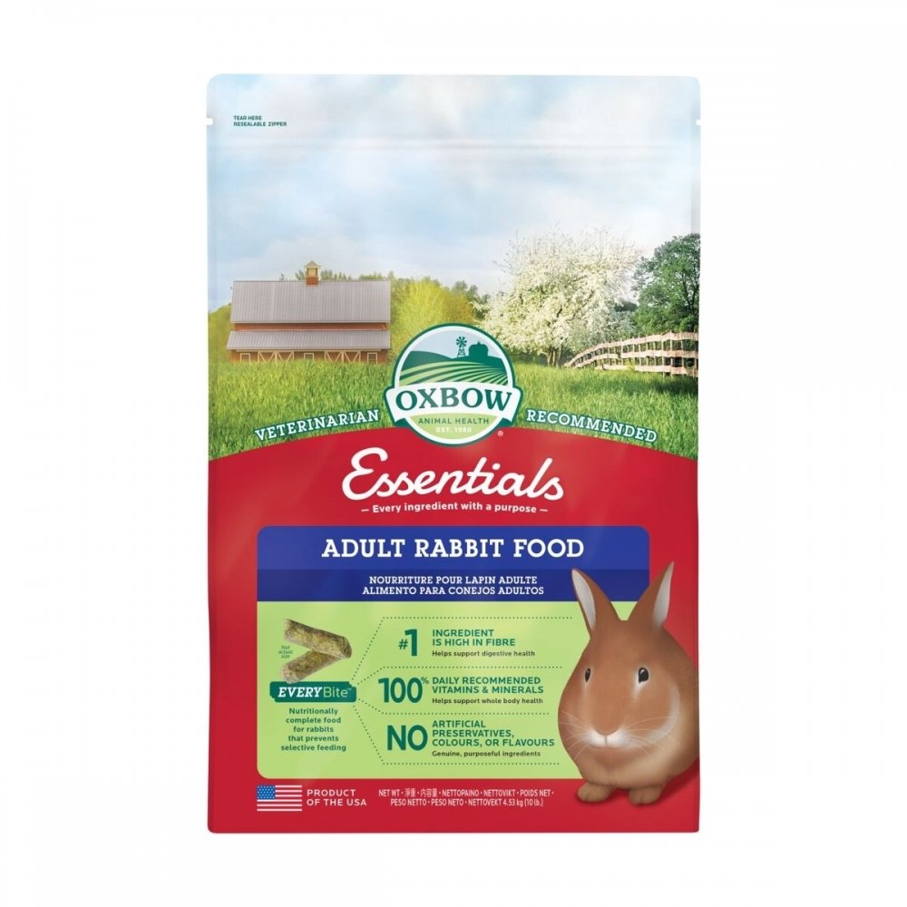 Läs mer om Oxbow Essentials Adult Rabbit Kaninfoder (4,5 kg)