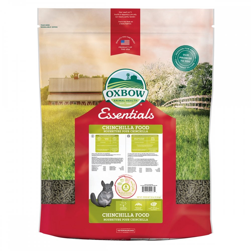 Oxbow Essentials Chinchillafoder (11,33 kg)
